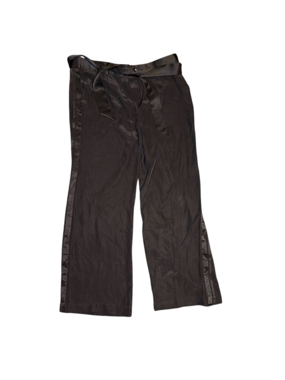 Women’s NWT Equipment Black Straight Leg Silk Pants